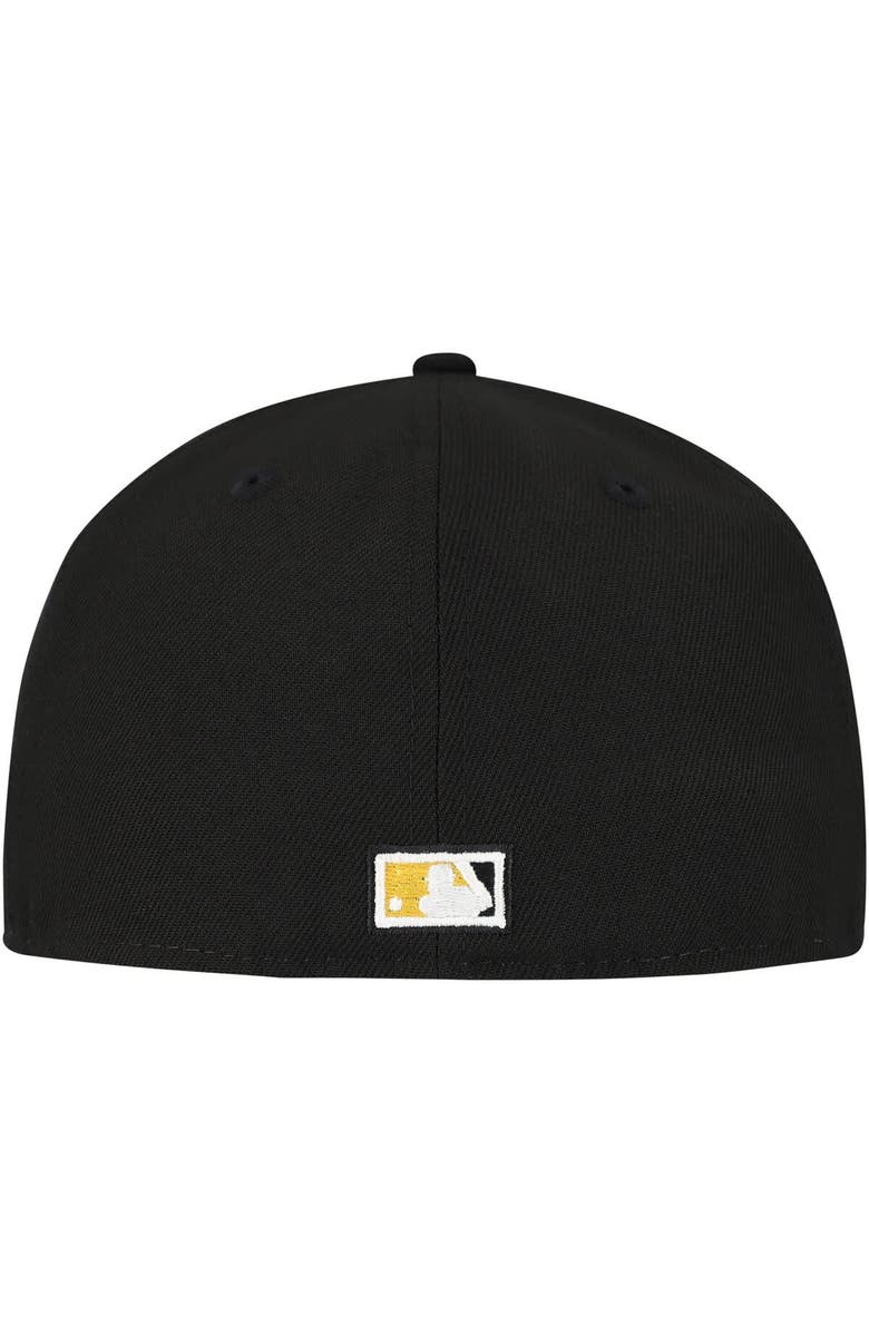 New Era Men's New Era Black Pittsburgh Pirates  Duo Logo 2.0 59FIFTY Fitted Hat, Alternate, color, Black
