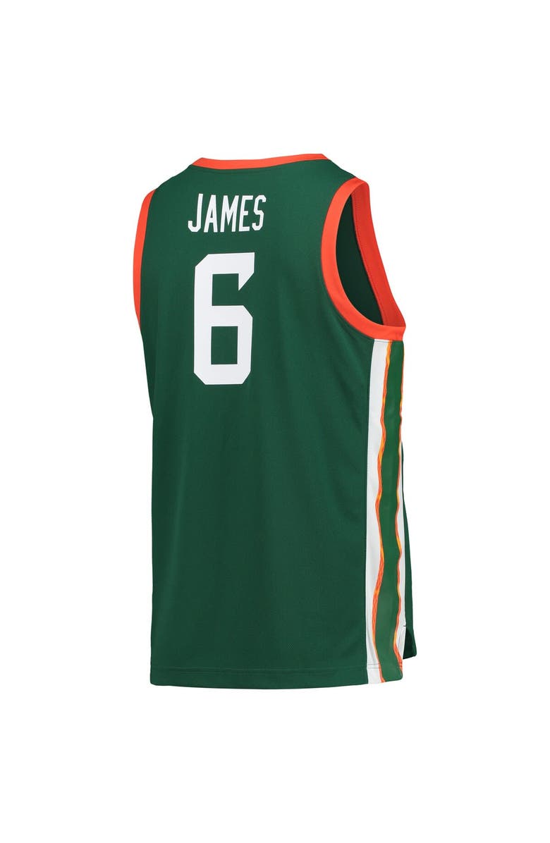 NIKE X LEBRON JAMES Men's Nike x LeBron James Green Florida A&M Rattlers Replica Basketball Jersey, Alternate, color, Green