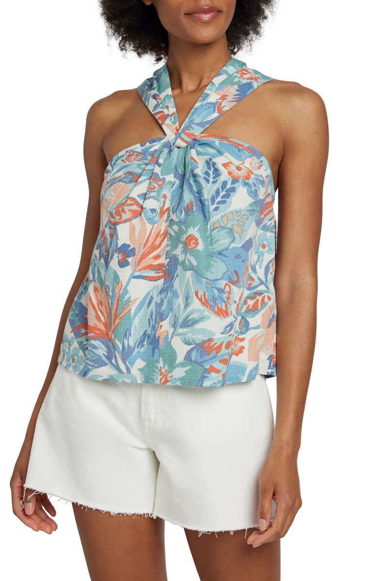 Faherty Bay Twist Organic Cotton Top, Main, color,