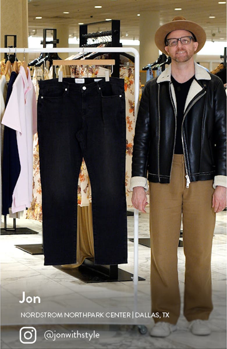 'L'Homme' Skinny Fit Jeans, sales video thumbnail