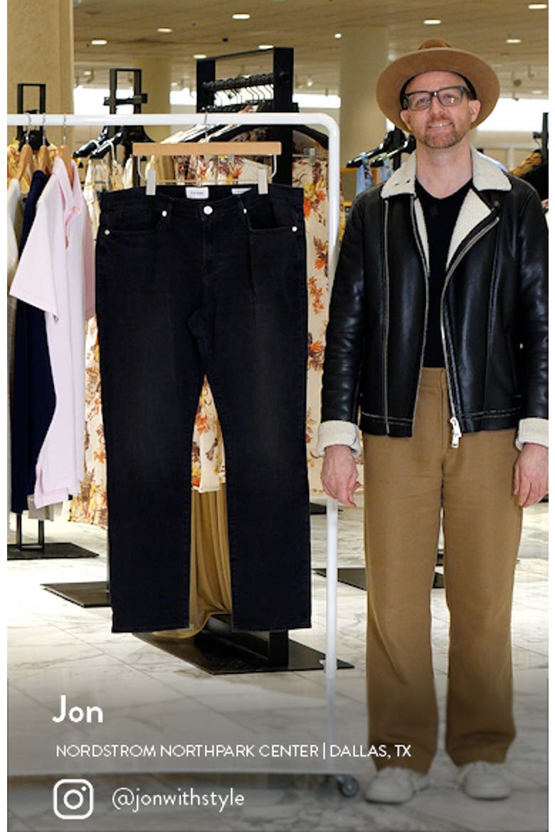 'L'Homme' Skinny Fit Jeans video