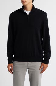 Vince Quarter Zip Cashmere Sweater