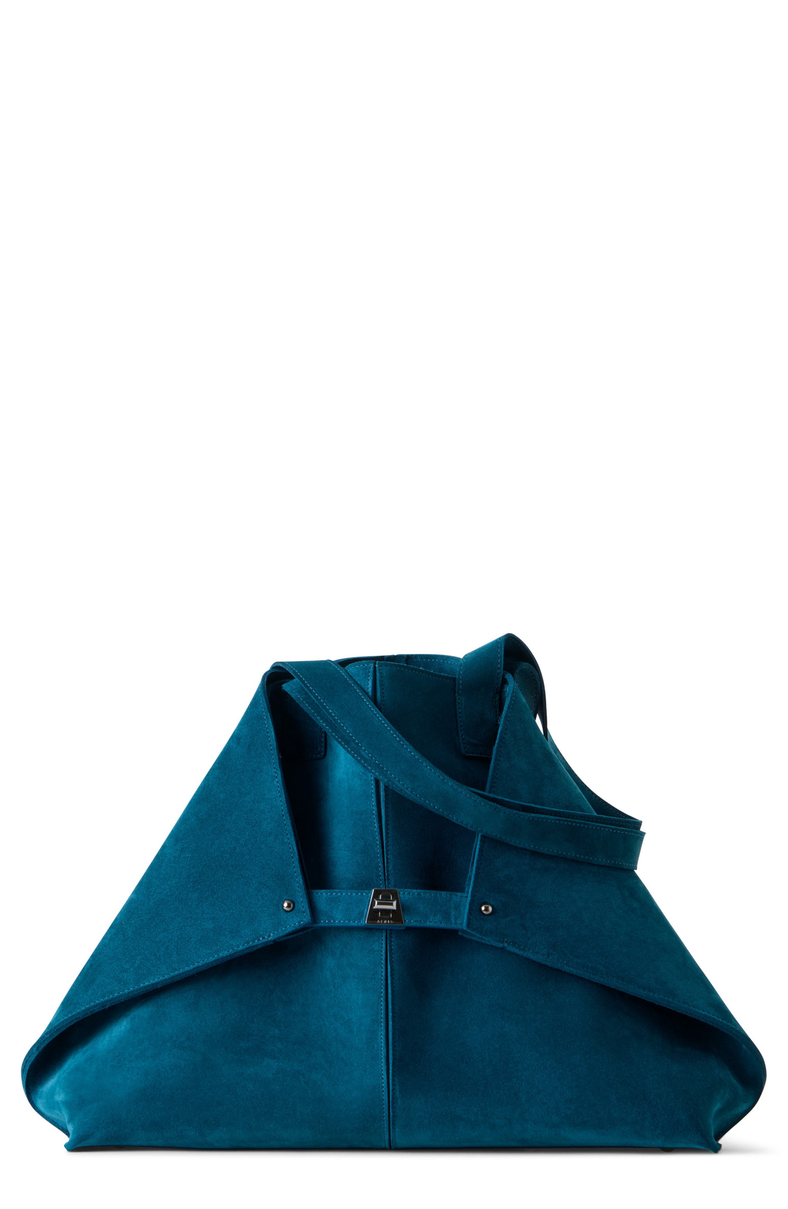 Medium AI Suede Convertible Shoulder Tote, Main, color, OTTANIO