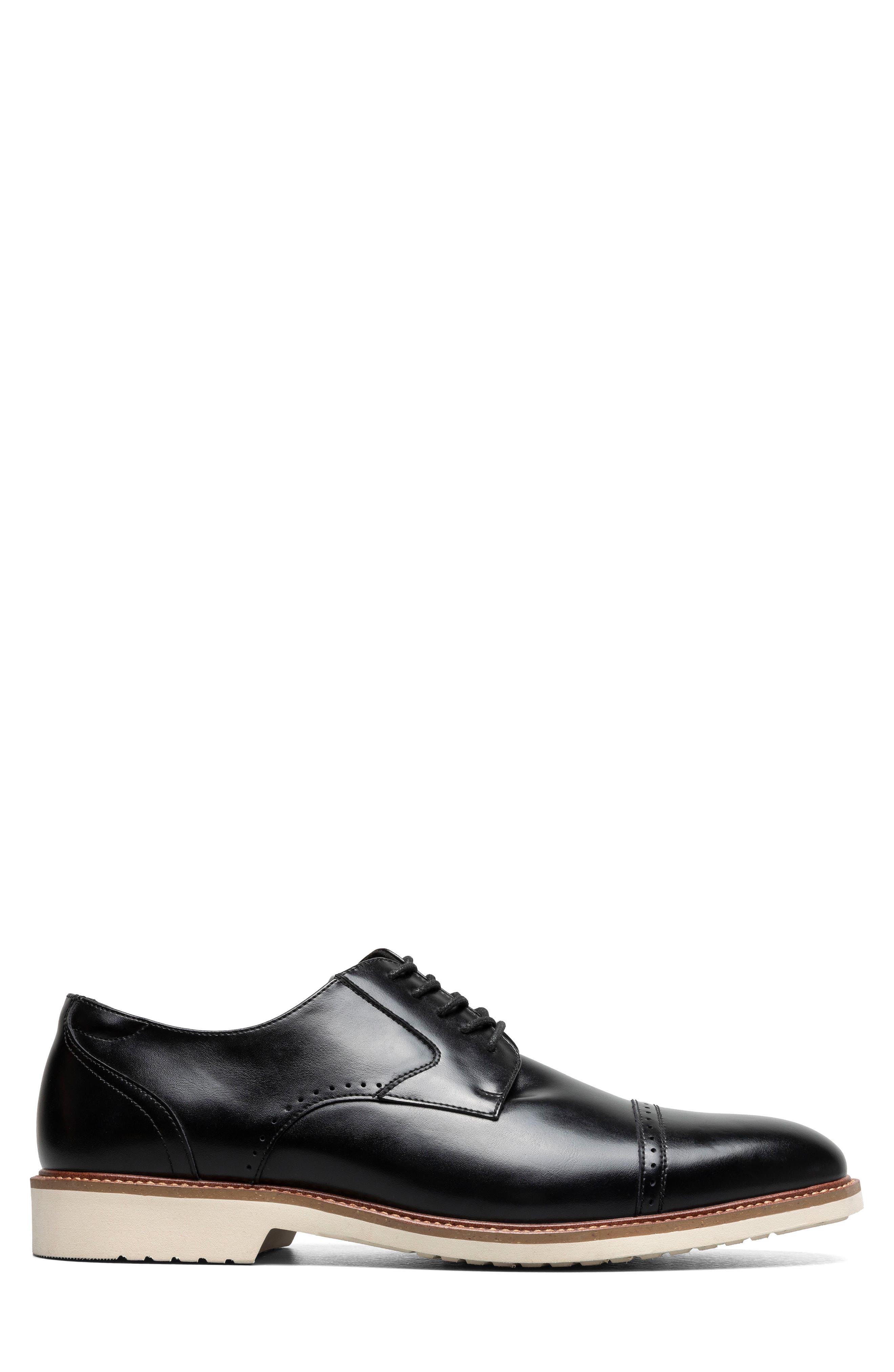 Stacy Adams Vogel Cap Toe Derby, Alternate, color, Black
