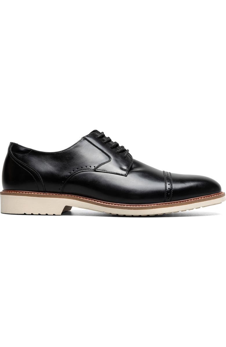 Stacy Adams Vogel Cap Toe Derby, Alternate, color, Black