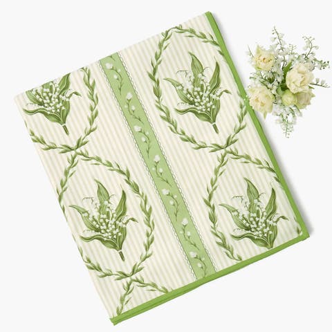 Lily of the Valley Garland Tablecloth