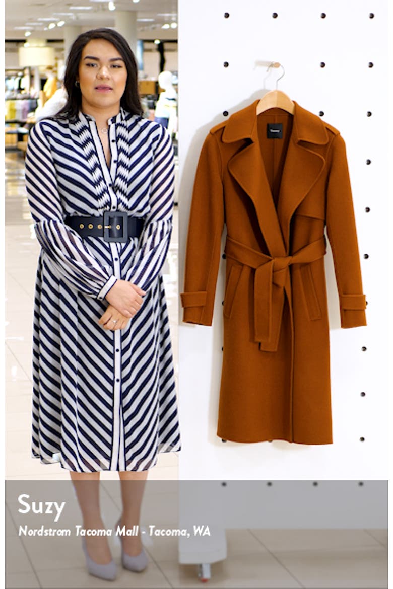 Oaklane Wool & Cashmere Wrap Coat video