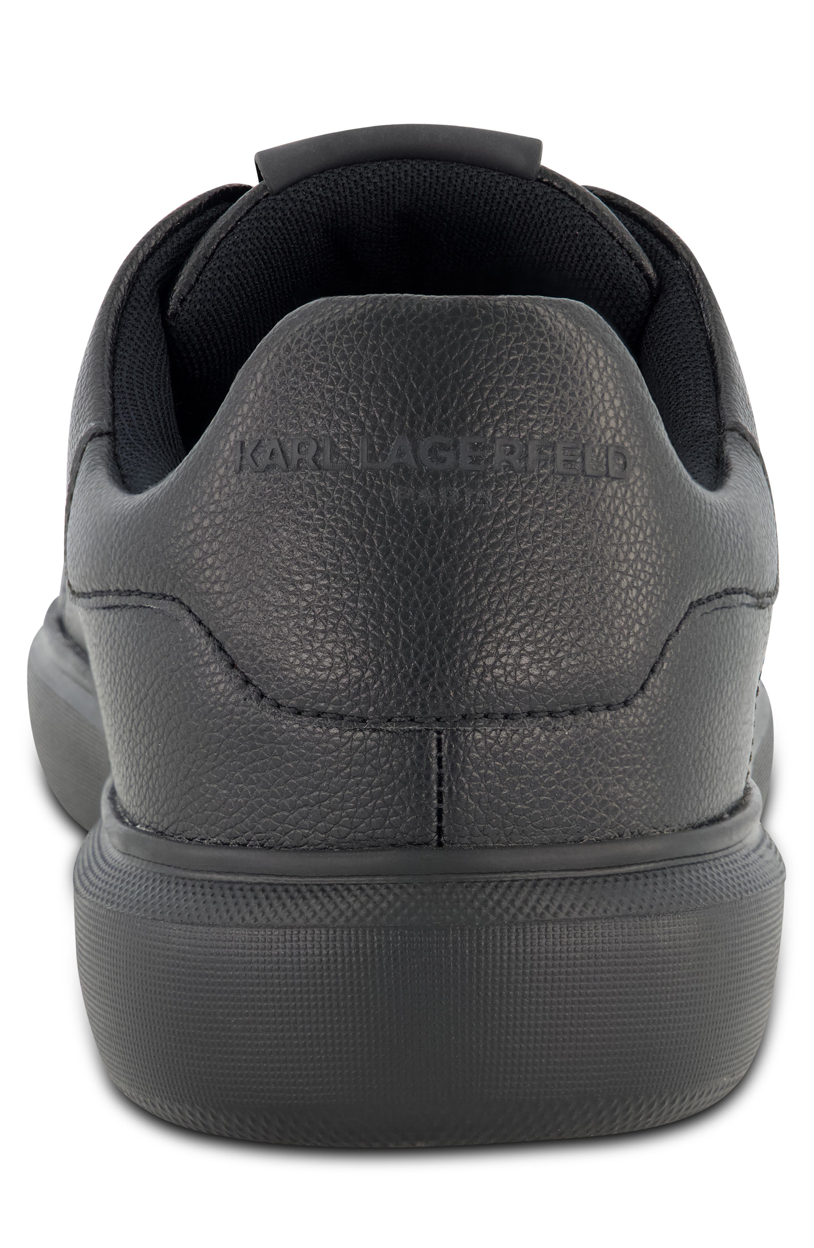 KARL LAGERFELD PARIS Side Logo Plate Sneaker, Alternate, color, 