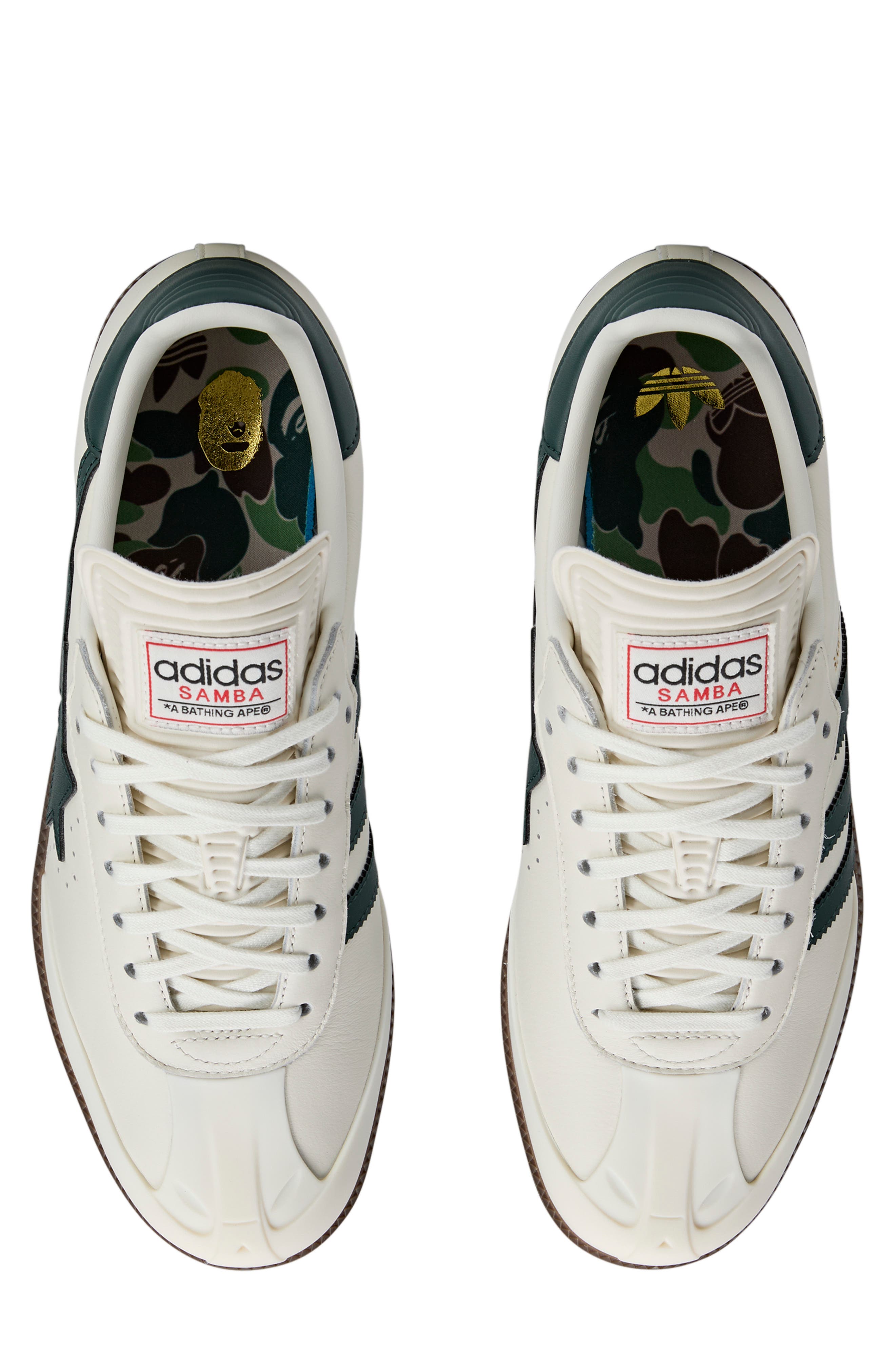 Samba BAPE Sneaker, Alternate, color, OFF WHITE