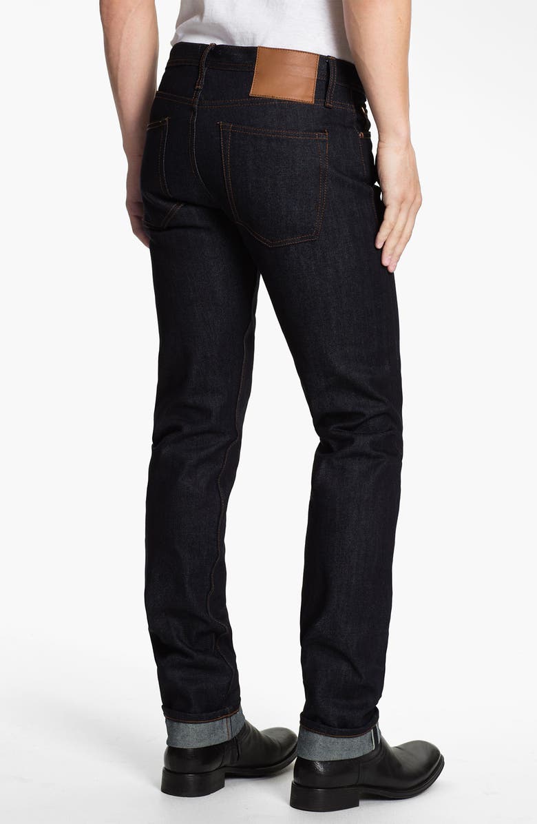 The Unbranded Brand UB101 Skinny Fit Raw Selvedge Jeans, Alternate, color, 