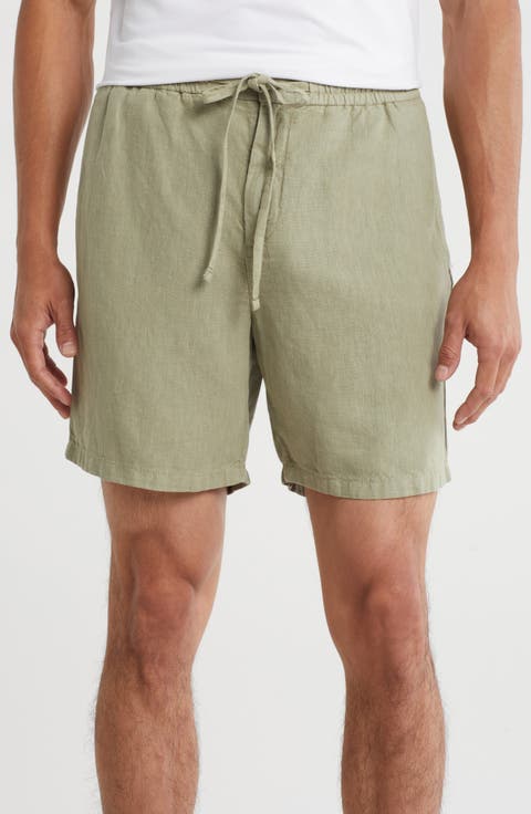 Daryl Drawstring Linen Blend Shorts