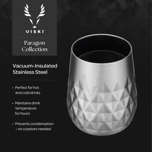 VISKI VISKI PARAGON STAINLESS STEEL WINE TUMBLER