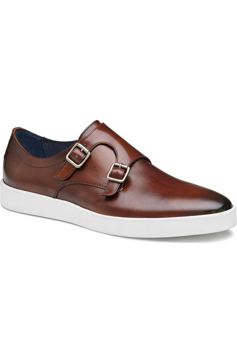 JOHNSTON & MURPHY COLLECTION Bolivar Monk Strap Shoe, Main, color,