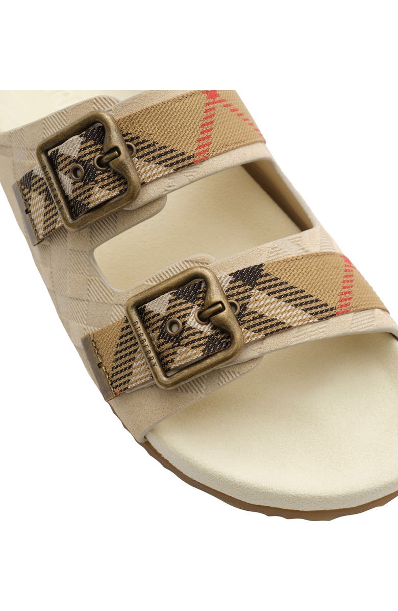 Burberry Urchin Slide Sandal, Alternate, color, Beige