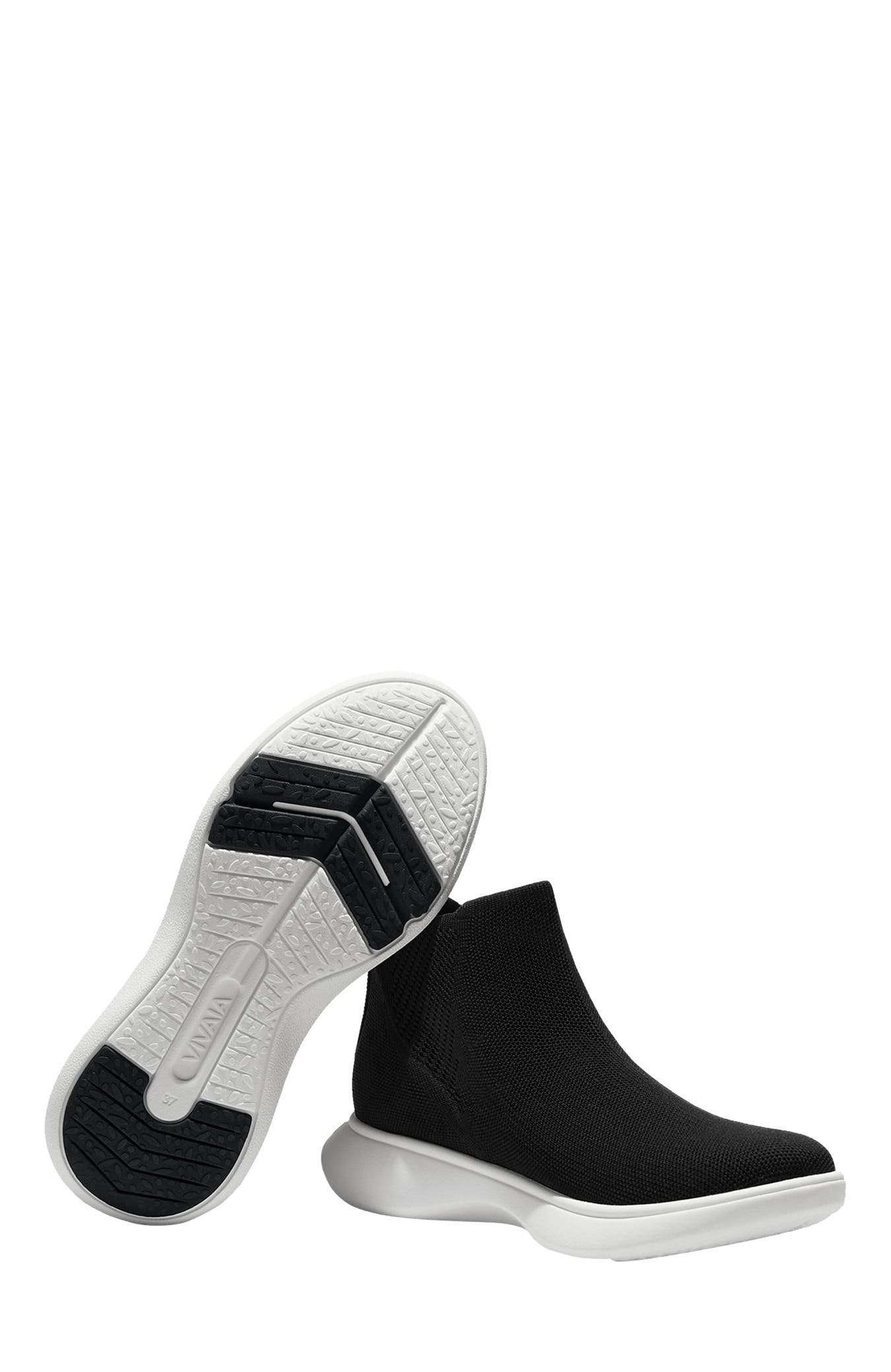 VIVAIA Round-Toe Slip-On Sneaker Boots, Alternate, color, Black