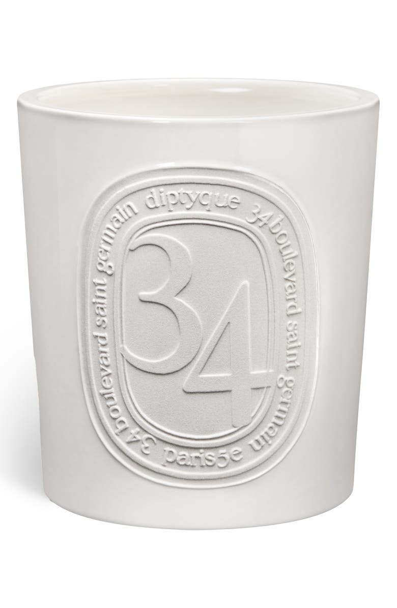 Diptyque 34 Boulevard Saint Germain Scented Candle, Main, color, 