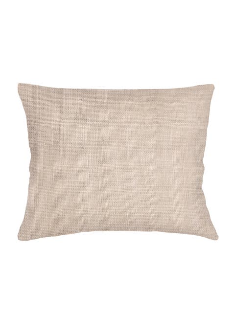 So Soft Linen Luxe Blue Dutch Euro Pillow with Down Alternative Insert
