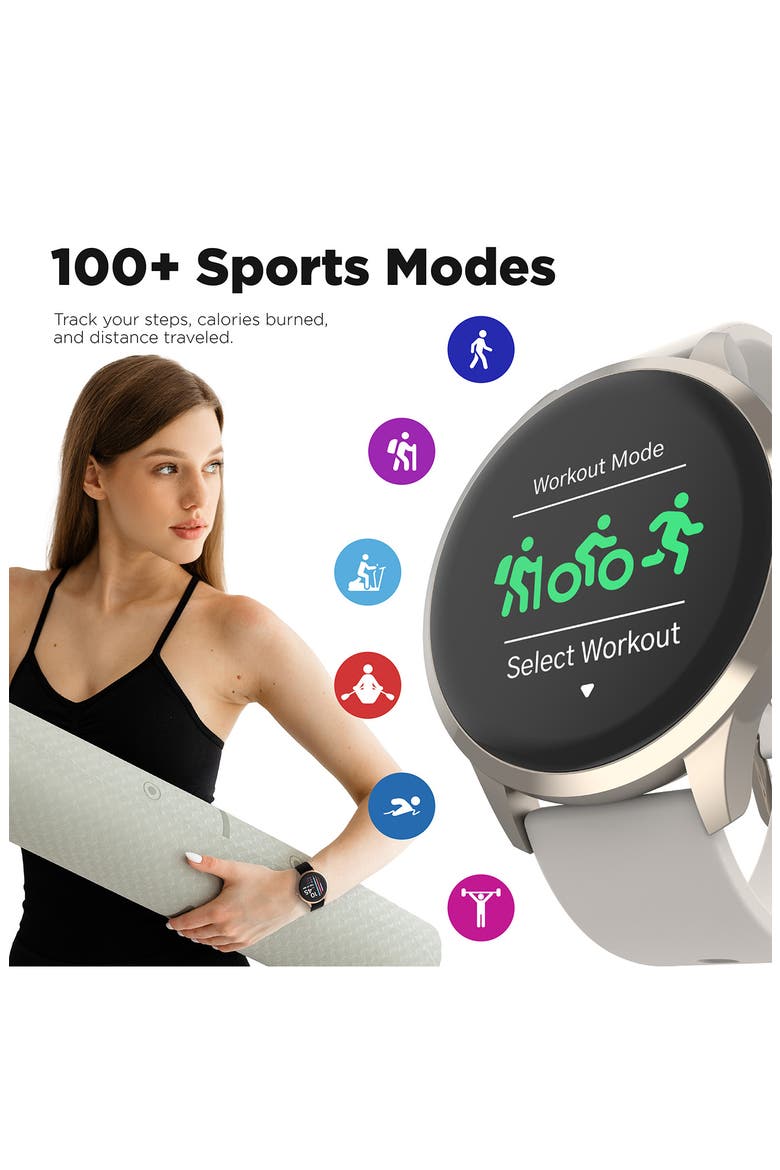 iTouch Sport 4 Smartwatch, 34.5mm, Alternate, color, TITANIUM
