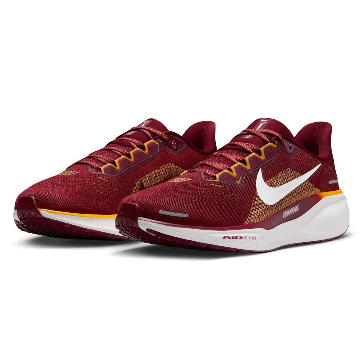 Nike Unisex Nike Burgundy Washington Commanders Zoom Pegasus 41 Running Shoes, Alternate, color, 