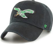 '47 Men's '47 Black Philadelphia Eagles Clean Up Legacy Adjustable Hat