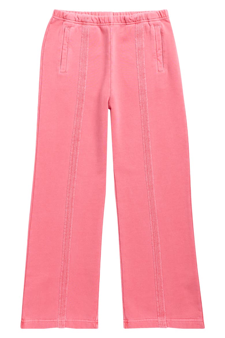 Kids' Faded Wide Leg Pants, Main, color, CHERRY CHERRY