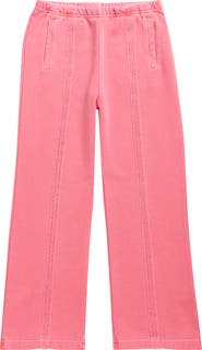 Palm Angels Kids' Faded Wide Leg Pants