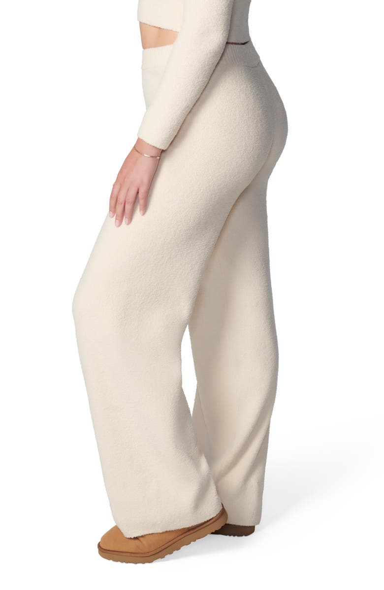 Florence by Mills Lounge Wide Leg Sweater Pant, Alternate, color, Whitecap Grey