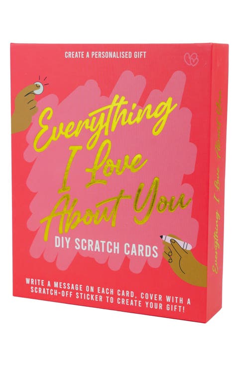 Everything I Love About You DIY Scratch Cards
