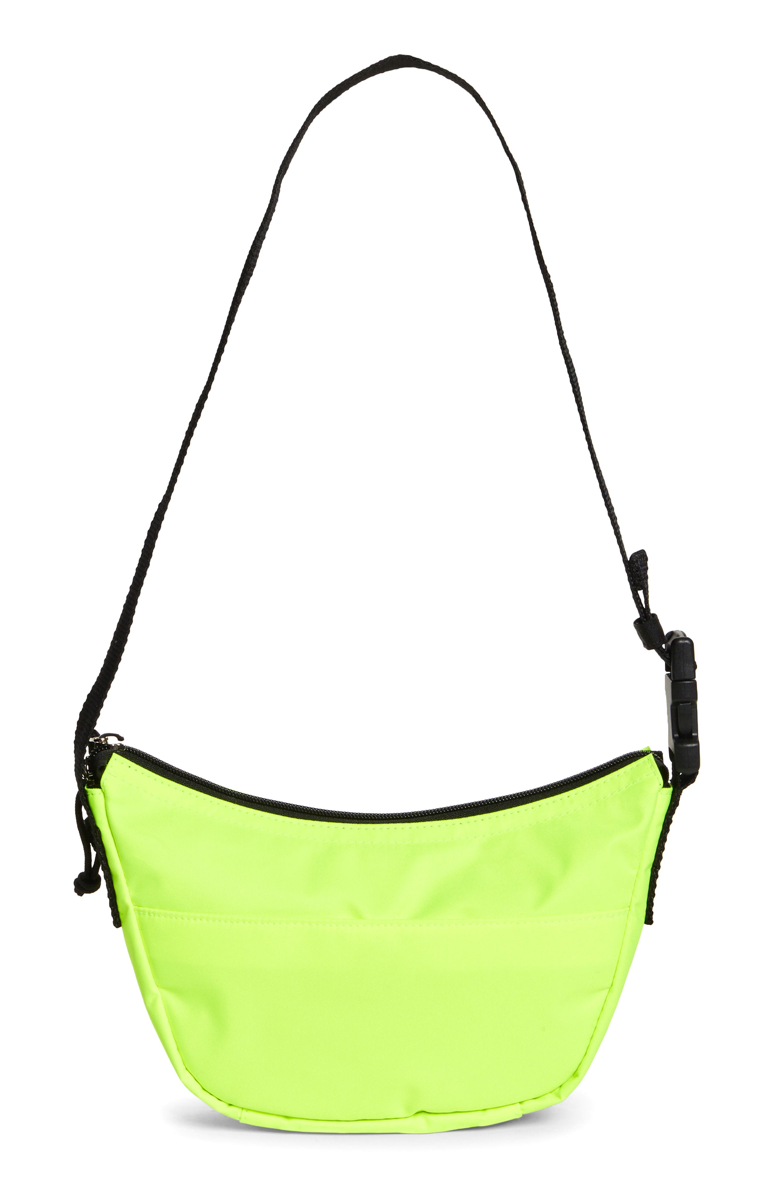 Small Wheel Logo Shoulder Bag, Alternate, color, FLUO YELLOW/ L BLACK