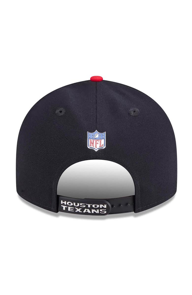 New Era Men's New Era  Navy/Red Houston Texans 2026 NFL Draft On Stage Pre-Curved 9FIFTY Snapback Hat, Alternate, color, Navy