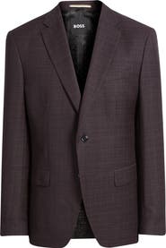 BOSS Huston Slim Fit Virgin Wool Sport Coat