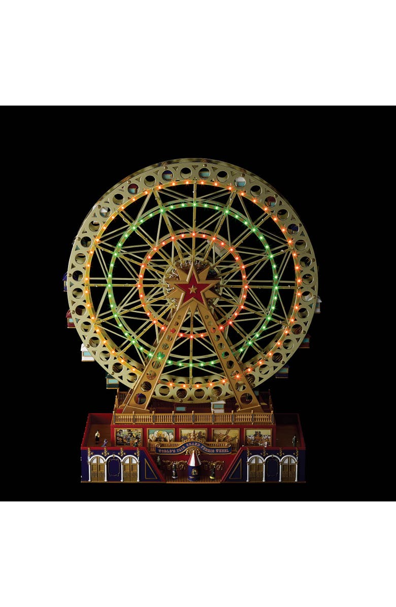 Mr. Christmas 15 in. Animated World's Fair Grand Ferris Wheel, Alternate, color, Gold