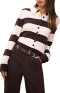 MINT VELVET Striped Knit Cardigan