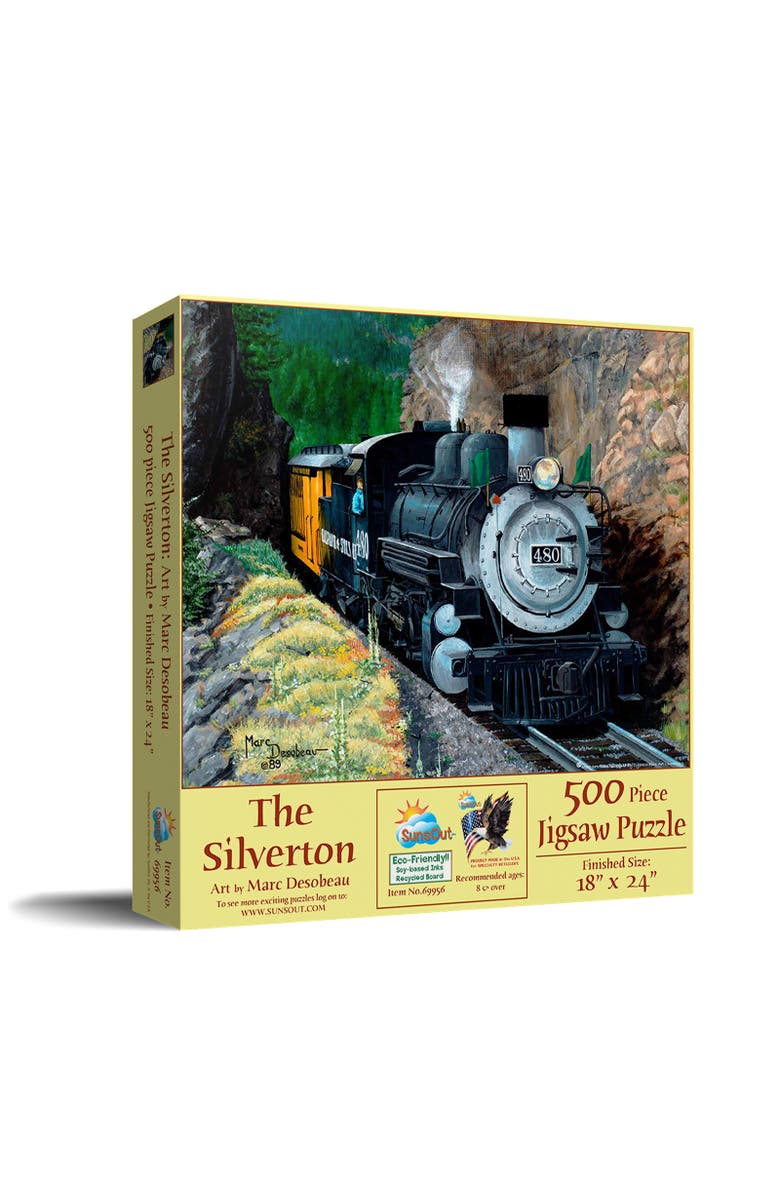 Sunsout The Silverton 500 piece Jigsaw Puzzle for Adults, Main, color, Multicolor