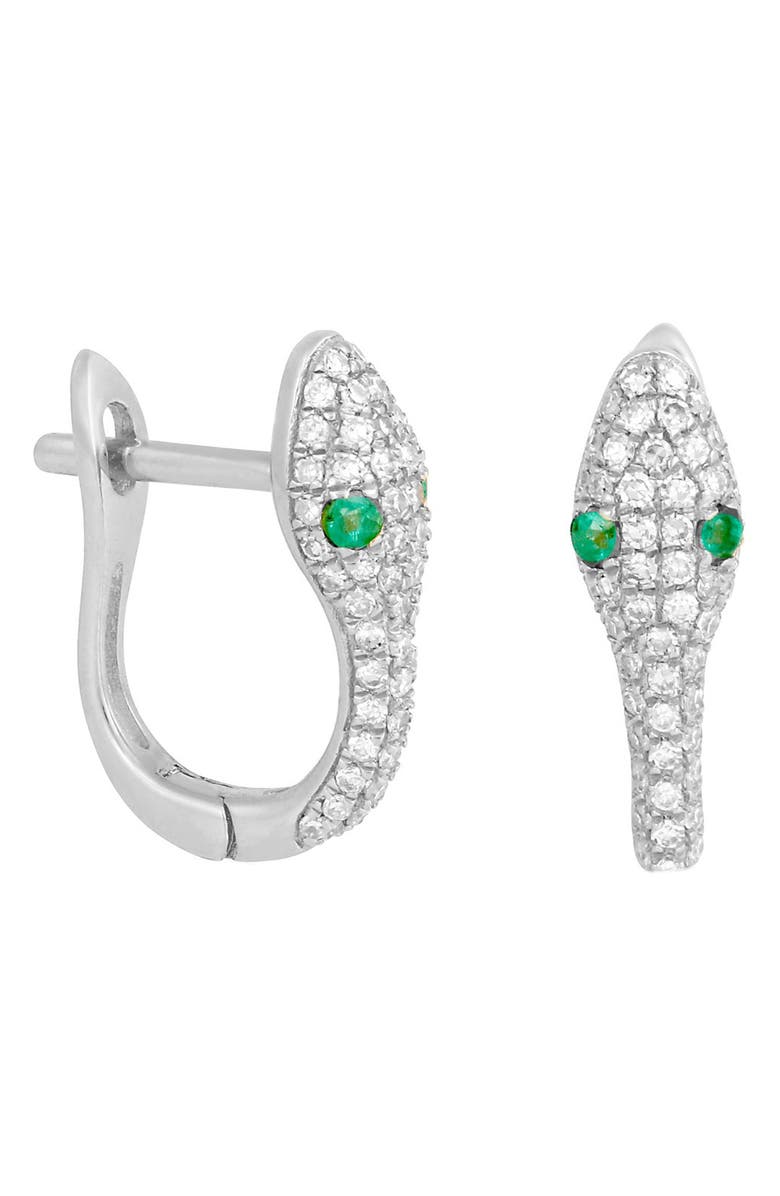 Girls Crew Viper Hoop Earrings, Main, color,