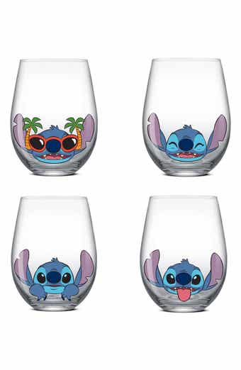 Disney Stitch Silly Sips Set of 4 Stemless Glasses