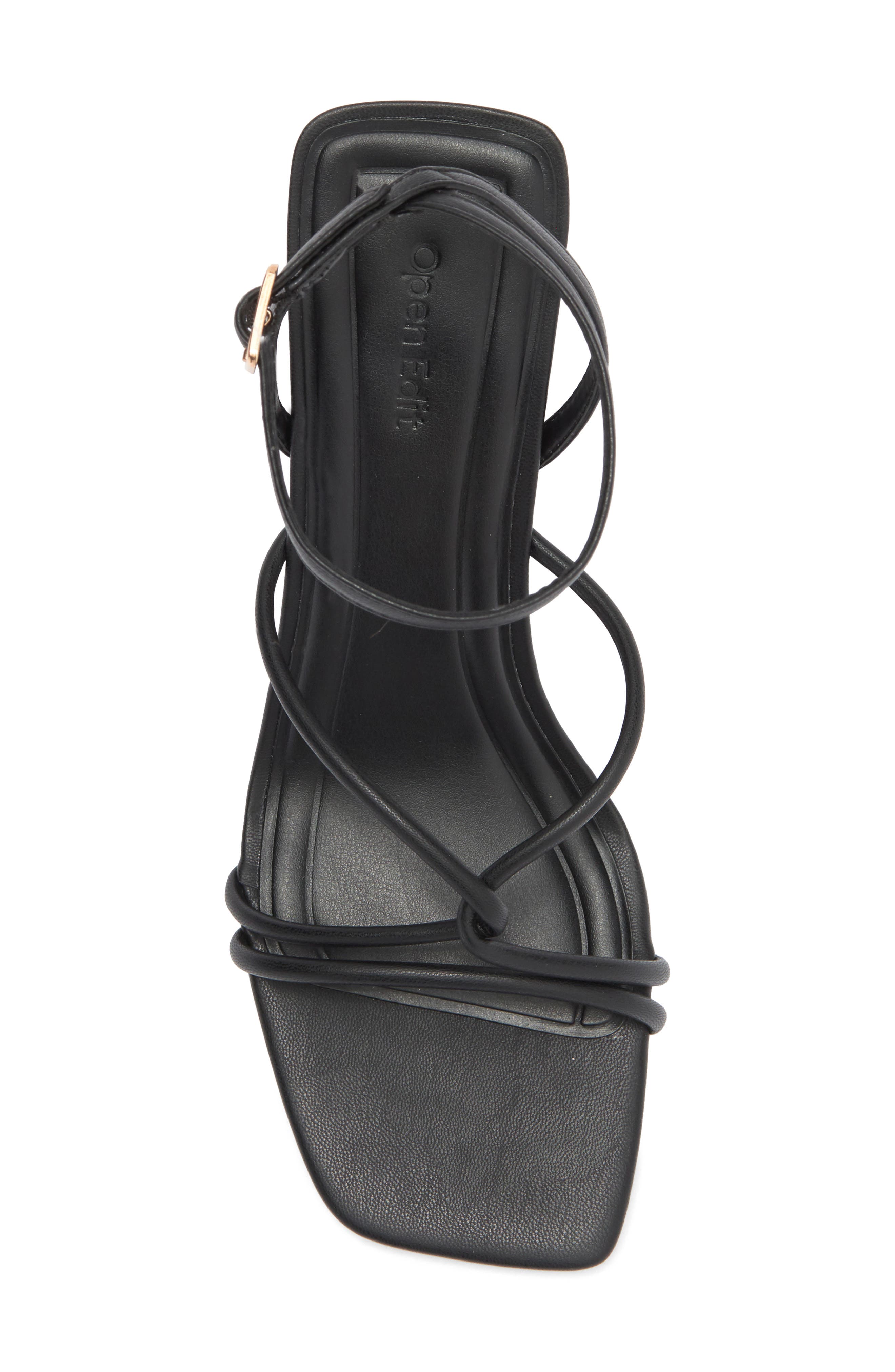 Open Edit Rachel Sandal, Alternate, color, Black