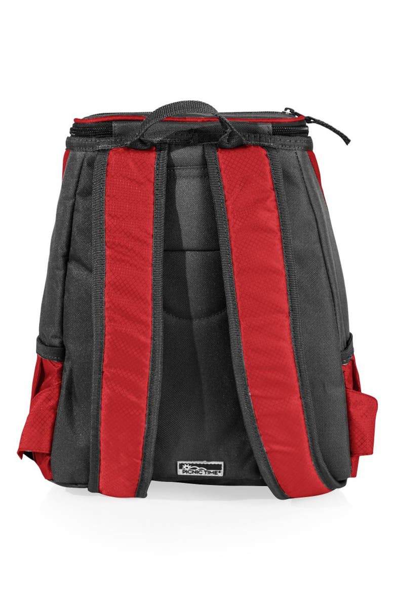 Picnic Time PTX Backpack Cooler, Alternate, color, Red With Gray Accents