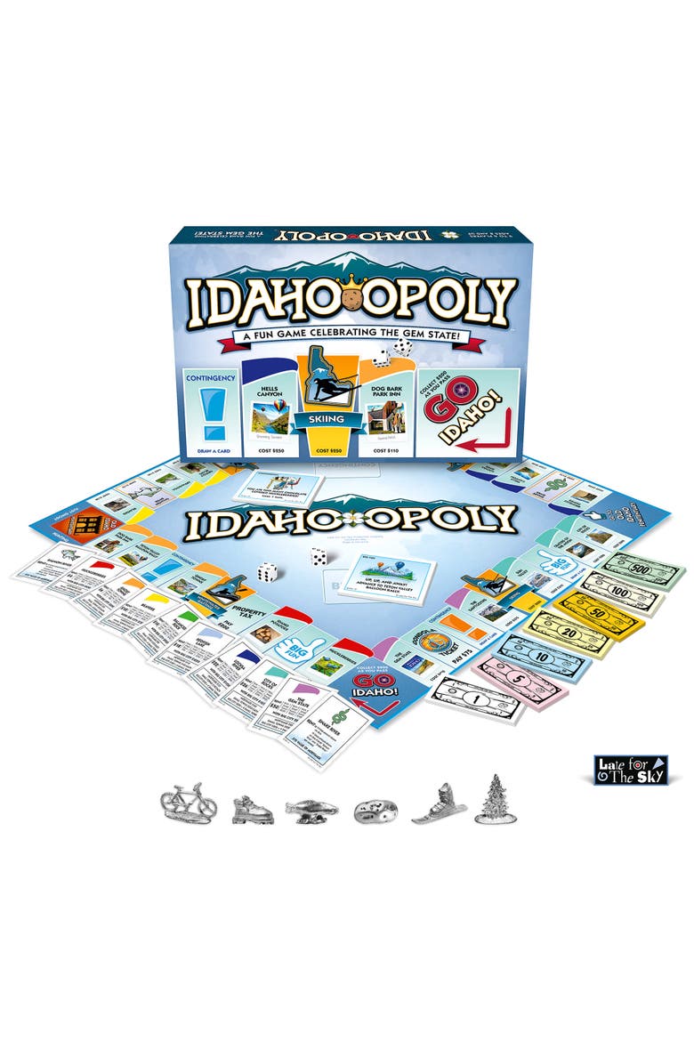 Idahoopoly Monopoly Board Game, Alternate, color, Multicolored