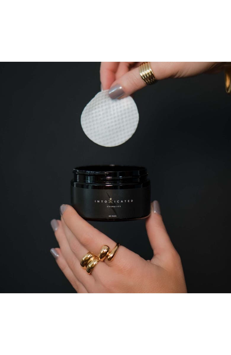 Intoxicated Cosmetics Power Wash Peel Pads | 60 Pads | Multi-Acid | Exfoliating | Cleansing | Retexturizing | AHA | Glycolic & Lactic, Alternate, color, NO COLOR