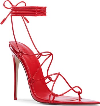 Sin Ankle Wrap Pointed Toe Sandal