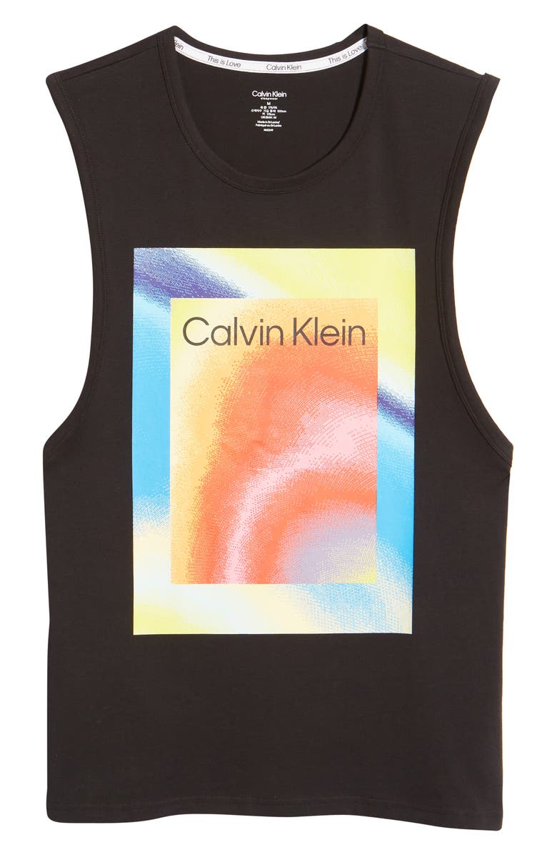 Calvin Klein Men's Reimagined Heritage Pride Graphic Sleep Tank, Alternate, color,