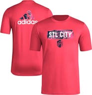 adidas Men's adidas Red St. Louis City SC Local Pop AEROREADY T-Shirt