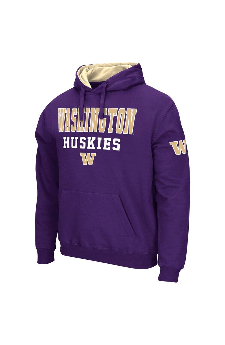 COLOSSEUM Men's Colosseum Purple Washington Huskies Sunrise Pullover Hoodie, Alternate, color, Purple