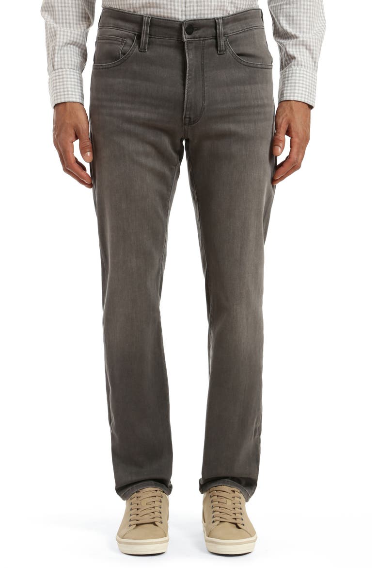 Courage Straight Leg Stretch Five-Pocket Pants, Main, color, MID SMOKE URBAN