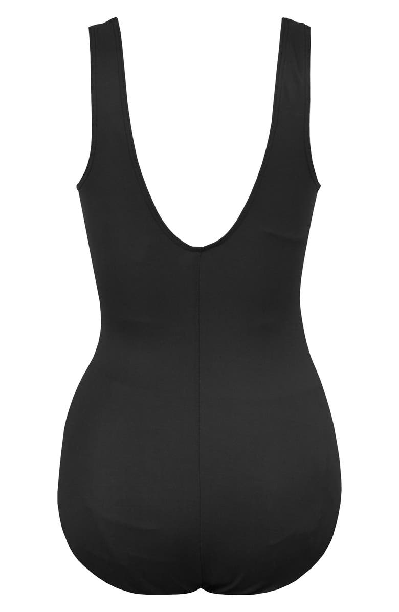 Miraclesuit<sup>®</sup> Illusionists Palma One-Piece Swimsuit, Alternate, color, Black