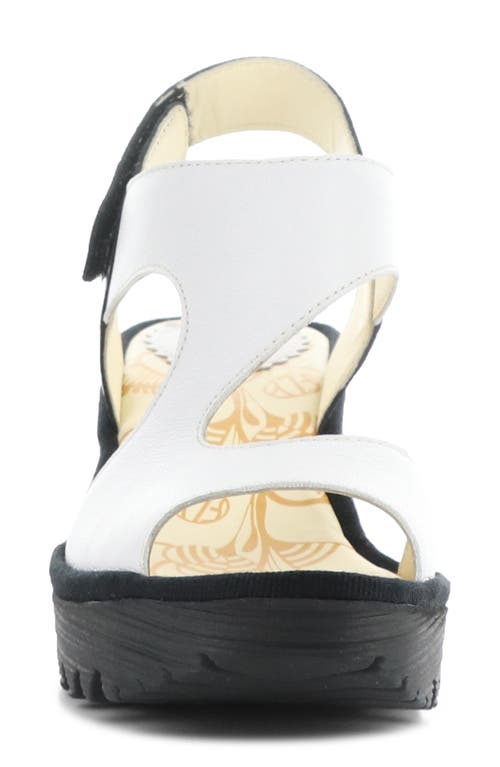 FLY LONDON FLY LONDON YOX SLINGBACK PLATFORM WEDGE SANDAL