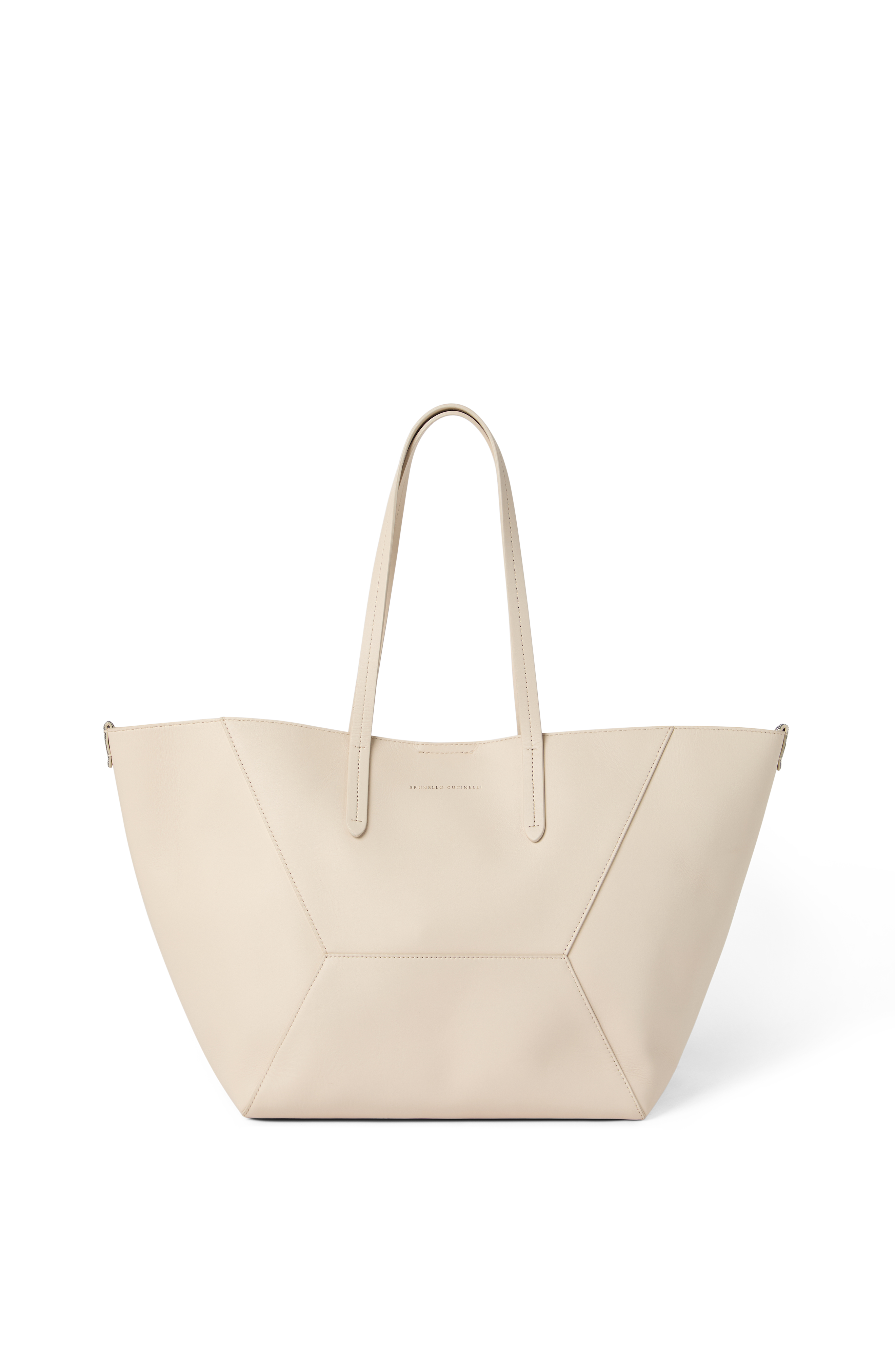 Brunello Cucinelli Calfskin BC Duo bag, Main, color, 