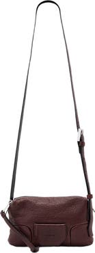 AllSaints Ares Micro Leather Crossbody Bag