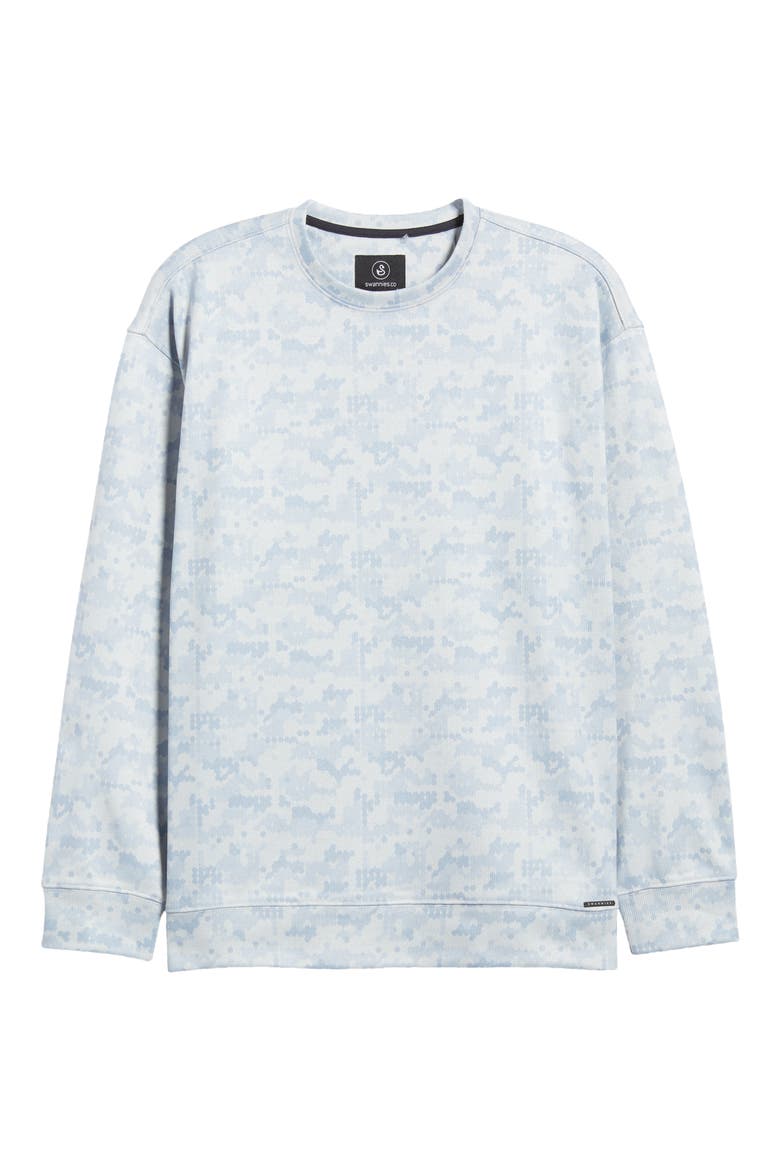 Knox Crewneck Fleece Sweatshirt, Alternate, color, CLOUD